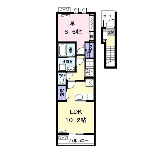 アム　ベステンの間取り