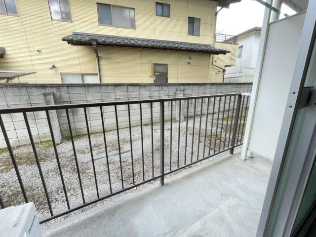 かしの木ハイムのバルコニー