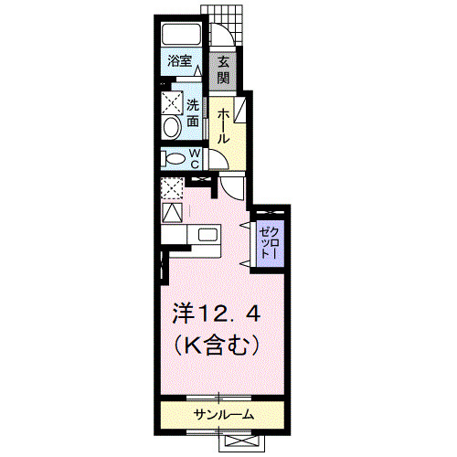 シャイン　コートの間取り
