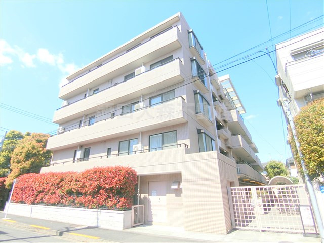 コスモ池上エクセラの外観|1988年9月築　RC鉄筋コンクリート造地上5階建て総戸数19戸の分譲賃貸マンション　東京都大田区池上6丁目　東急宇池上線池上駅最寄り、蓮沼駅も徒歩圏内