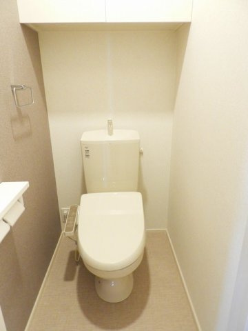 アリエッタ祇園のトイレ|落ち着いた色調のトイレです