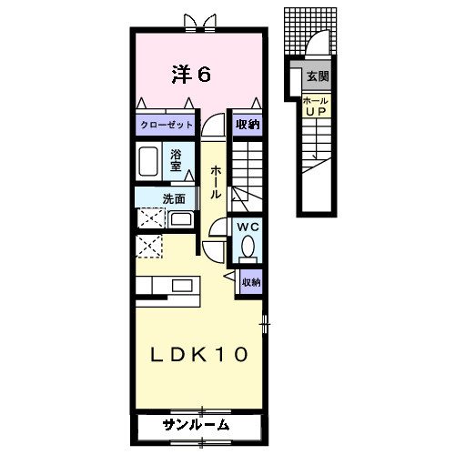 メルヴェイユ　Ⅲの間取り