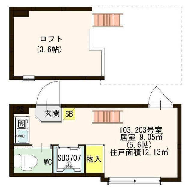 ネクステージ 鶯谷の間取り