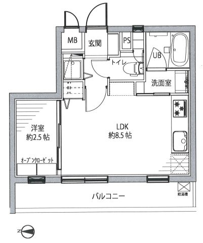 グランドメゾン本郷の間取り