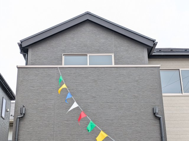 龍ケ崎市久保台2丁目　新築戸建て　4号棟のバルコニー
