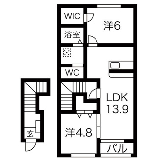 【間取り】 | ヴィル・ホワイエ