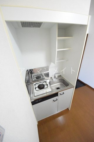 【キッチン】 | アムールとつかⅡ | ガスコンロ１口付き