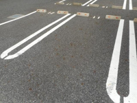駐車場に車を止められます