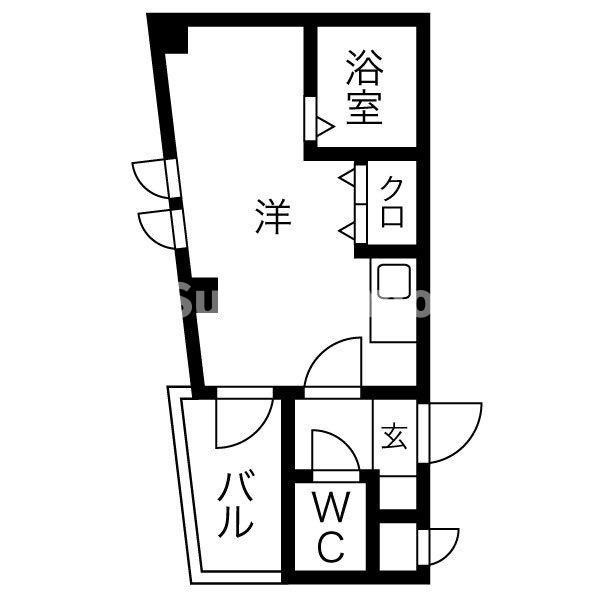 キャッスルアート御影の間取り