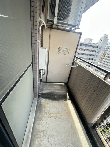 いわき6番館のバルコニー