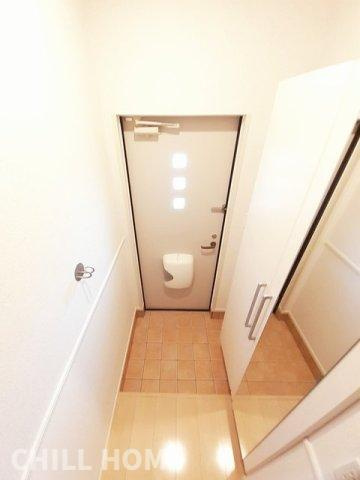Ｌｉｅｇｅｌ　Ⅰの玄関|当社、チルホームのHPもご覧ください(^^)/物件情報多数♪