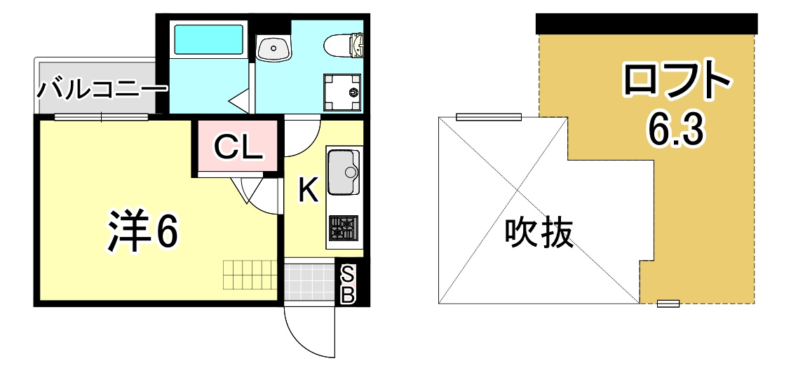 Loft OGの間取り