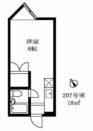 祐天寺グリーンマンションの間取り