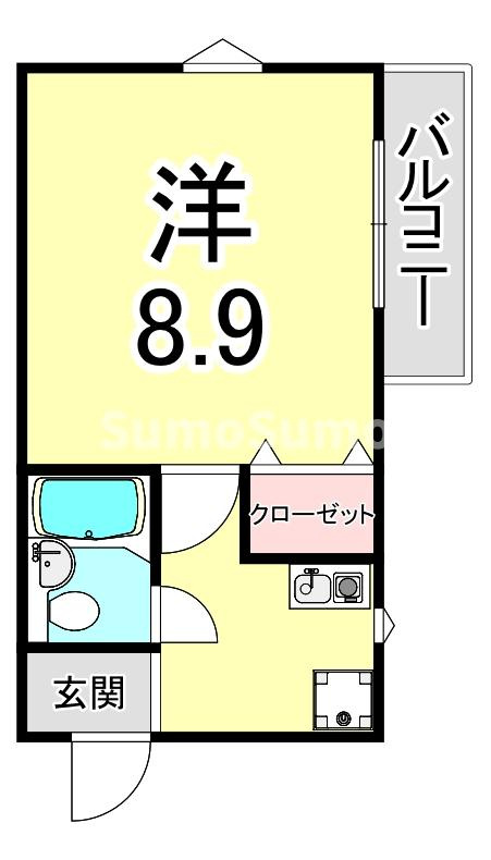 石屋川サンシャインの間取り