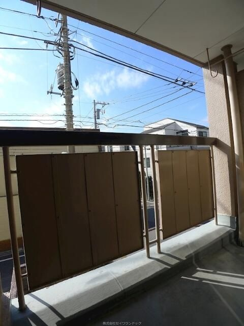 豊玉第３コーポラスのバルコニー