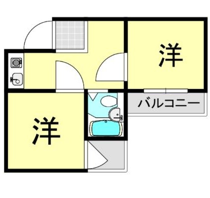 アメニティ東神戸　の間取り