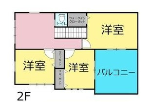 太田市 上小林町（韮川駅） 2階建 ４ＬＤＫの間取り