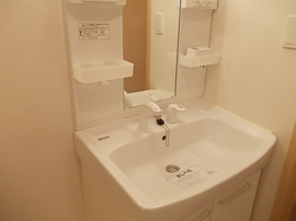 忙しい朝には欠かせない洗面所です