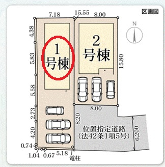 【区画図】 | リーブルガーデン奈良市東九条町２１期 | 区画図
