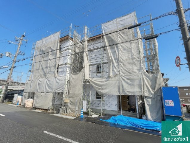 明石市魚住町西岡　第14期　新築一戸建ての外観|周辺は落ち着いた街並みの住宅地！子育てがしやすい住環境です！まだ未完成ですが、現地でしかわからない事もございます。是非一度ご覧ください。