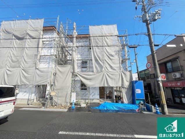 明石市魚住町西岡　第14期　新築一戸建ての外観|周辺は落ち着いた街並みの住宅地！子育てがしやすい住環境です！まだ未完成ですが、現地でしかわからない事もございます。是非一度ご覧ください。