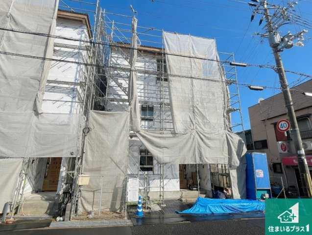 明石市魚住町西岡　第14期　新築一戸建ての外観|周辺は落ち着いた街並みの住宅地！子育てがしやすい住環境です！まだ未完成ですが、現地でしかわからない事もございます。是非一度ご覧ください。