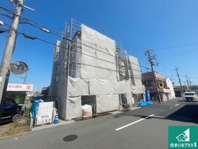 明石市魚住町西岡　第14期　新築一戸建ての外観|周辺は落ち着いた街並みの住宅地！子育てがしやすい住環境です！まだ未完成ですが、現地でしかわからない事もございます。是非一度ご覧ください。