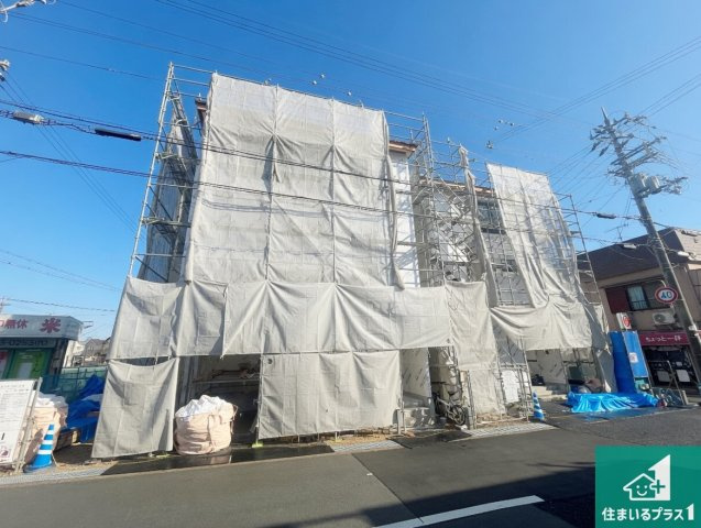明石市魚住町西岡　第14期　新築一戸建ての外観|周辺は落ち着いた街並みの住宅地！子育てがしやすい住環境です！まだ未完成ですが、現地でしかわからない事もございます。是非一度ご覧ください。