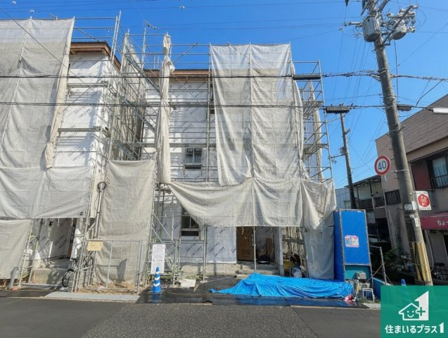 明石市魚住町西岡　第14期　新築一戸建ての外観|周辺は落ち着いた街並みの住宅地！子育てがしやすい住環境です！まだ未完成ですが、現地でしかわからない事もございます。是非一度ご覧ください。