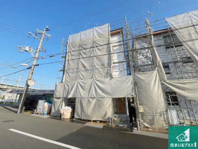明石市魚住町西岡　第14期　新築一戸建ての前面道路含む現地写真|周辺は落ち着いた街並みの住宅地！子育てがしやすい住環境です！まだ未完成ですが、現地でしかわからない事もございます。是非一度ご覧ください。
