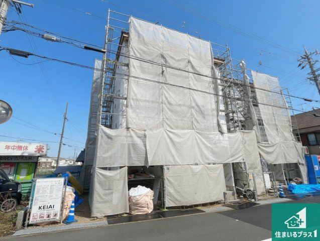 明石市魚住町西岡　第14期　新築一戸建ての外観|周辺は落ち着いた街並みの住宅地！子育てがしやすい住環境です！まだ未完成ですが、現地でしかわからない事もございます。是非一度ご覧ください。