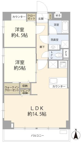 サンハイツ亀戸の間取り