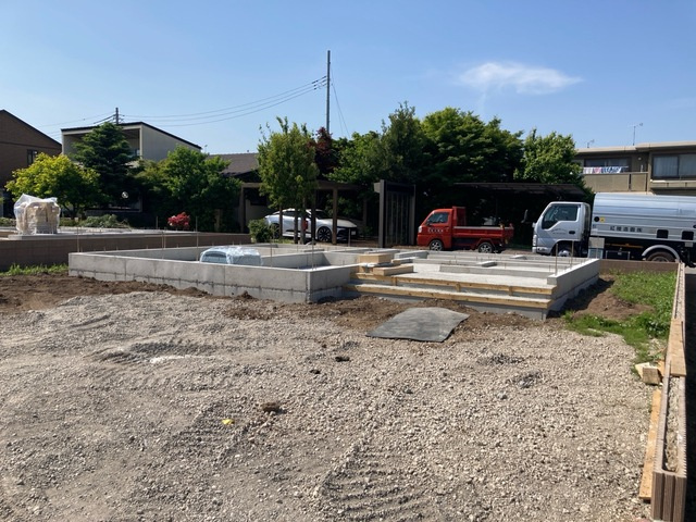 【外観】 | リーブルガーデン.S前橋市総社町第2植野ー② | （建築中現地）