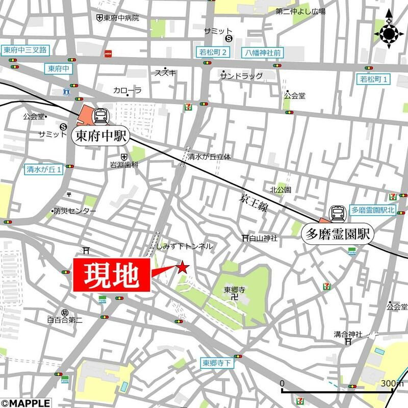グランソレイユの地図