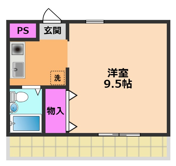 エトワール土橋の間取り