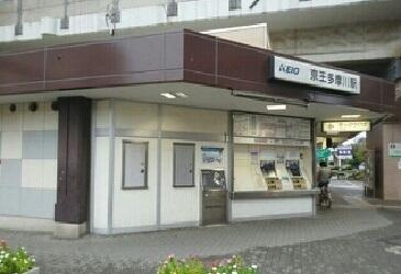 調布市多摩川４丁目のアパートのエントランス|京王多摩川駅まで550m