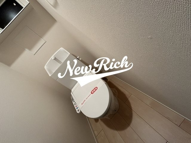 伊勢崎市上諏訪町のアパートのトイレ