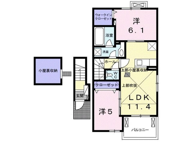 グラース　Ⅰの間取り