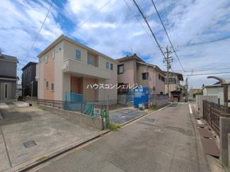 【前面道路含む現地写真】 | 名古屋市中川区下之一色町字宮分168【仲介手数料無料】新築一戸建て　1号棟