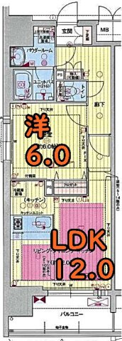 プレサンス丸の内雅風の間取り