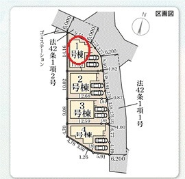 【区画図】 | リーブルガーデンたつの市龍野町中村７期 | 区画図