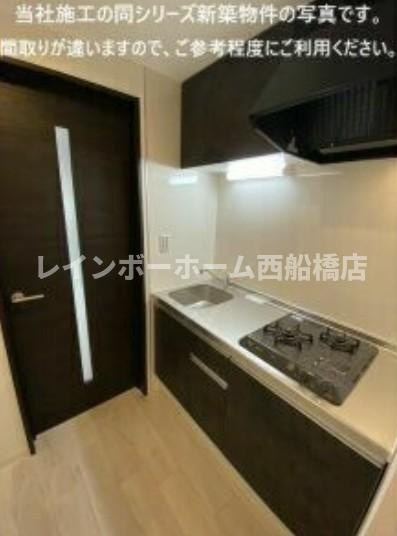 （仮称）ジーメゾン八千代ノーブルのキッチン|同施工、同シリーズの参考写真です