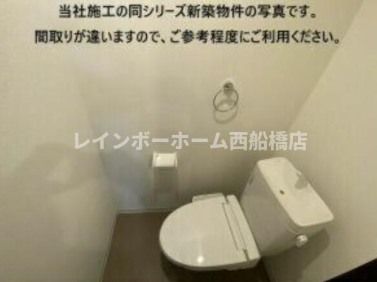 （仮称）ジーメゾン八千代ノーブルのトイレ|同施工、同シリーズの参考写真です