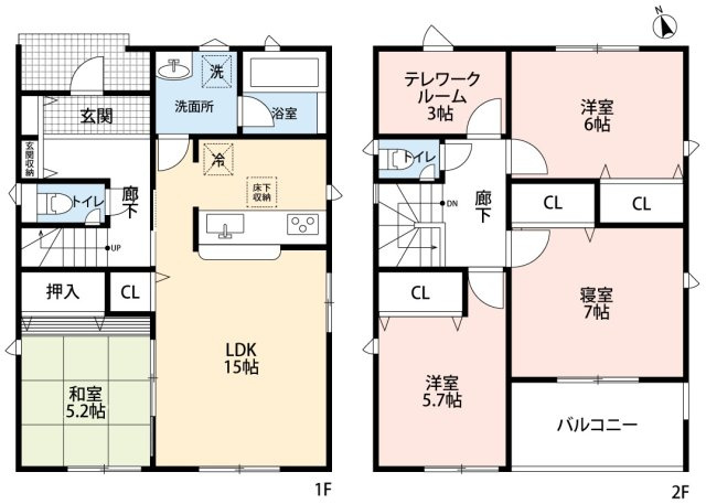 小牧市大字大草　新築戸建　２号棟