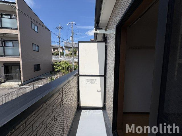 ラパス高倉台Ⅱ番館のバルコニー