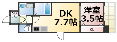 【間取り】 | ファステート大阪ベースシティ　仲介手数料無料