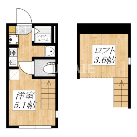 ハーモニー東十条テラスの間取り|ロフト付きの間取りです☆