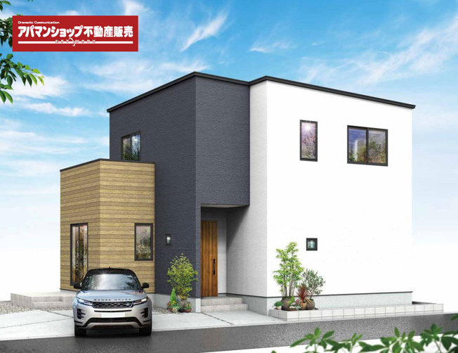 【外観パース】 | 沼津市大岡3期 新築建売分譲住宅 土地＋建物 TW06195 | 沼津市大岡　1号棟　外観パース