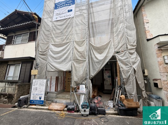 松原市西大塚　第2期　新築一戸建ての外観|現在建築中！落ち着いた街並みで新生活を始めることが出来そう！周辺の物件も併せてご紹介させて頂きます！