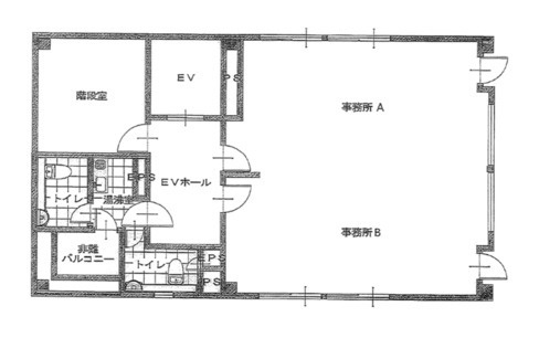 【間取り】 | J・Bビル【　名古屋の貸事務所・貸オフィス　】